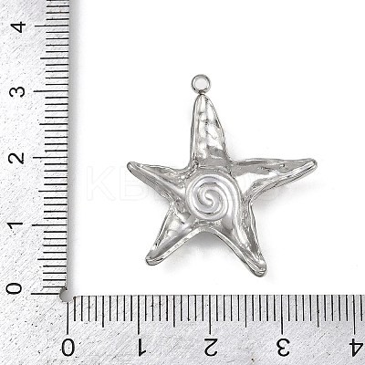 304 Stainless Steel Pendants STAS-B092-05C-P-1
