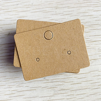 Kraft Paper Earring Display Cards PW-WG73449-04-1