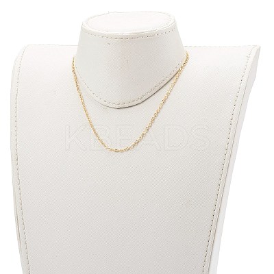 Brass Cable Chain Necklace Makings NJEW-JN03384-1