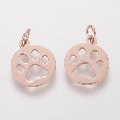 304 Stainless Steel Pendants STAS-Q201-T455R-1