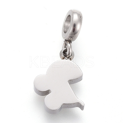 Non-Tarnish 304 Stainless Steel Charms STAS-F259-012P-1