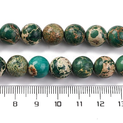 Dyed Natural Regalite/Imperial Jasper/Sea Sediment Jasper Beads Strands G-B124-C03-04-1