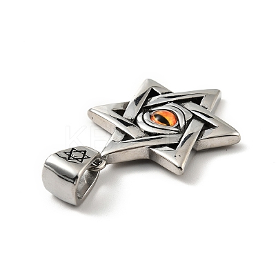 Non-Tarnish 304 Stainless Steel Pendants STAS-E058-13P-1
