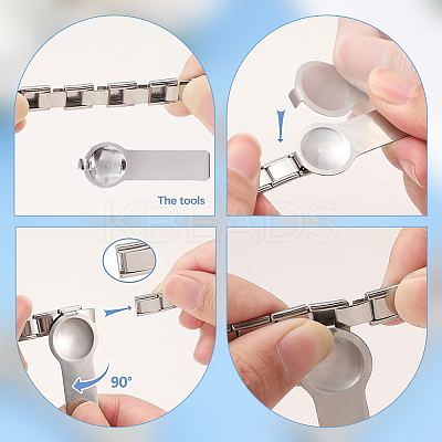 4Pcs 304 Stainless Steel Jewerly Tool TOOL-UN0001-36-1