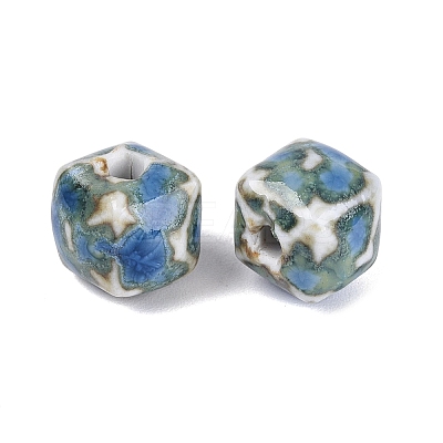 Vintage Handmade Porcelain Beads PORC-N013-18-07-1