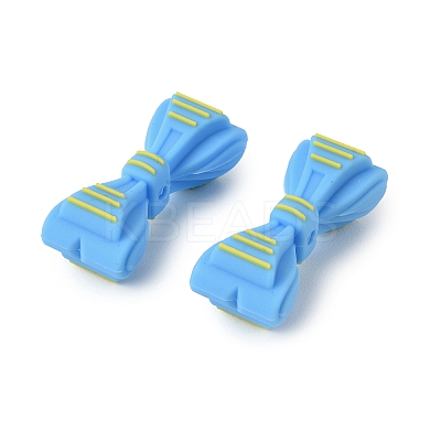 Father's Day Silicone Beads SIL-D014-03F-1