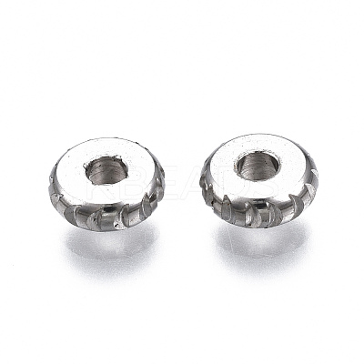 Tarnish Resistant 201 Stainless Steel Spacer Beads STAS-S117-013-1