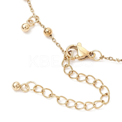304 Stainless Steel Satellite Chains Anklets AJEW-AN00690-1