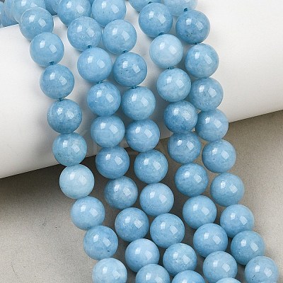Dyed Natural White Jade Beads Strands GG-CBAD029-A05-8mm-1