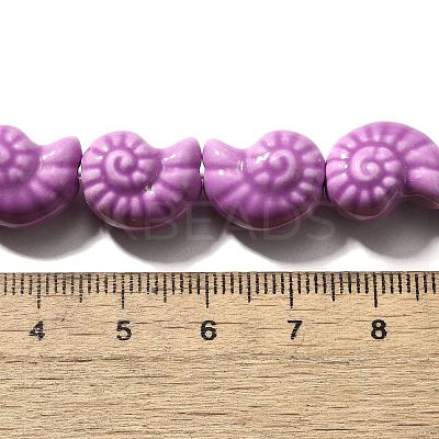 Glazed Porcelain Beads Strands X-PORC-I028-02F-1
