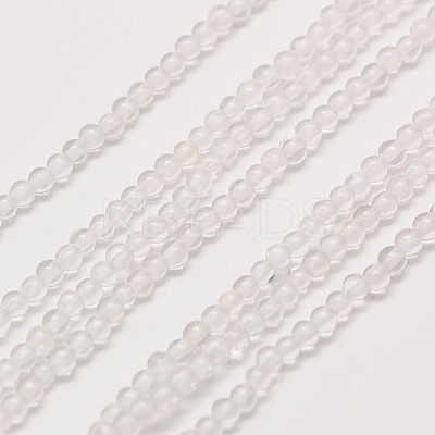 Grade AA Natural Quartz Crystal Round Beads Strands X-G-A130-2mm-30-1