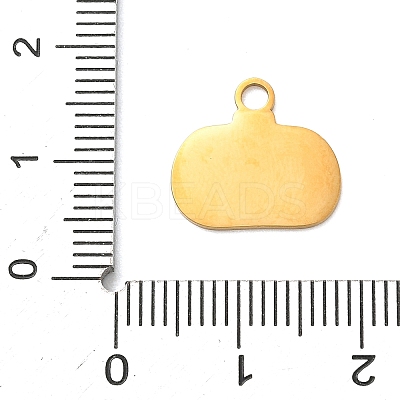 304 Stainless Steel Enamel Halloween Theme Charms STAS-Z164-03G-07-1
