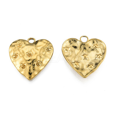 Ion Plating(IP) 304 Stainless Steel Pendant Rhinestone Settings STAS-N098-213LG-1