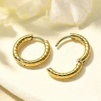 304 Stainless Steel Hoop Earrings for Women EJEW-M068-11C-G-1