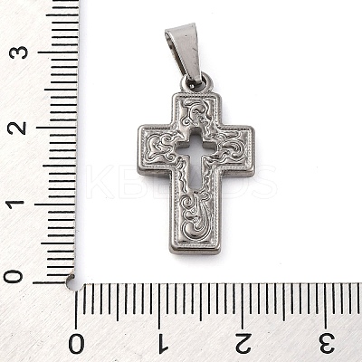 304 Stainless Steel Pendants STAS-P241-10P-1