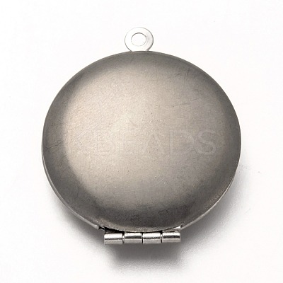 Tarnish Resistant 316 Stainless Steel Locket Pendants STAS-P268-03P-1