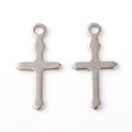 Tarnish Resistant 201 Stainless Steel Pendants STAS-F192-067P-1
