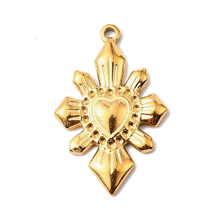 304 Stainless Steel Pendants LS-STAS-H482-02G-1