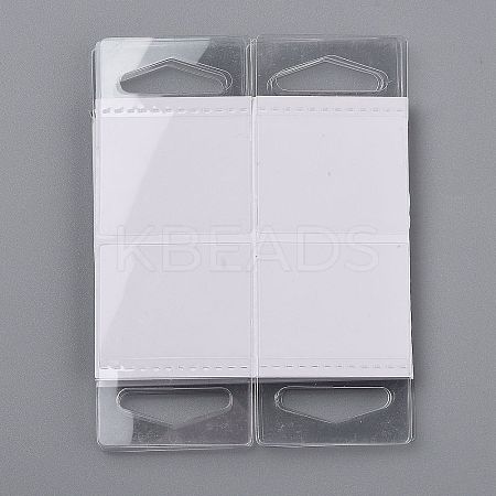 Transparent PVC Self Adhesive Hang Tabs LS-X-CDIS-Z001-01A-1