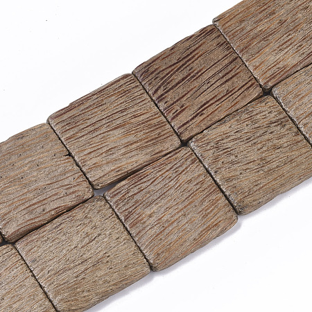 Undyed & Natural Coconut Wood Beads Strands WOOD-T024-032-1