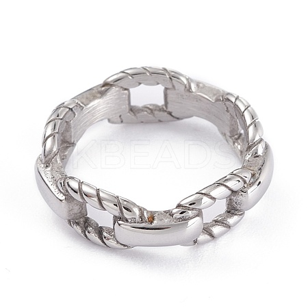 Tarnish Resistant Unisex 304 Stainless Steel Finger Rings RJEW-K233-03-P-1