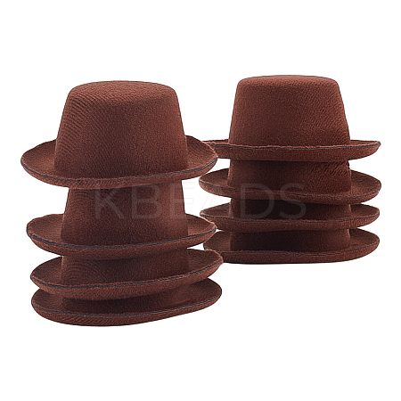EVA Cloth Round Fascinator Hat Base for Doll AJEW-WH0455-258A-1