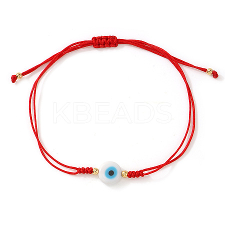Handmade Lampwork Evil Eye Bead Braided Bracelets RO1505-3-1