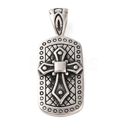 316 Surgical Stainless Steel Big Pendants STAS-Z073-56AS-02-1