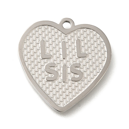 Anti-Tarnish 304 Stainless Steel Pendants LS-STAS-R131-14P-1