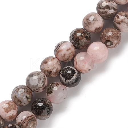 Natural Rhodonite Beads Strands G-K332-A01-01-1