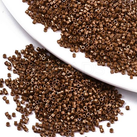 FGB 11/0 Grade A Baking Paint Glass Seed Beads SEED-S030-1031-1