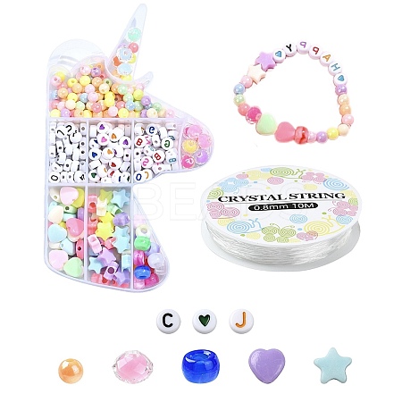 DIY Opaque Acrylic Bracelet Making Kits DIY-YW0009-89-1