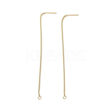 304 Stainless Steel Stud Earring Findings X-STAS-R164-05G-1