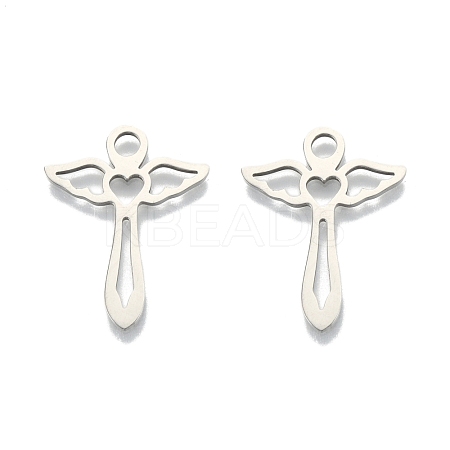 Non-Tarnish 201 Stainless Steel Pendants STAS-N098-104P-1