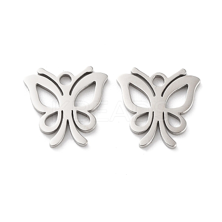 Non-Tarnish 316 Surgical Stainless Steel Charms STAS-Q314-19P-1