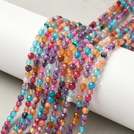 Natural Agate Beads Strands X-G-E469-12X-1
