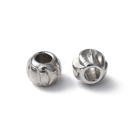 Non-Tarnish 201 Stainless Steel Beads STAS-G298-02A-P-1