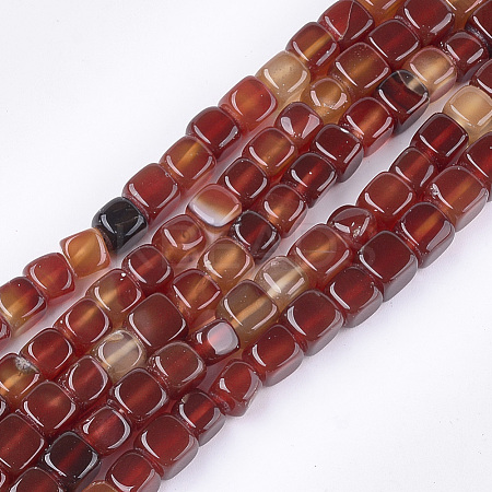 Natural Agate Beads Strands G-T121-04B-1