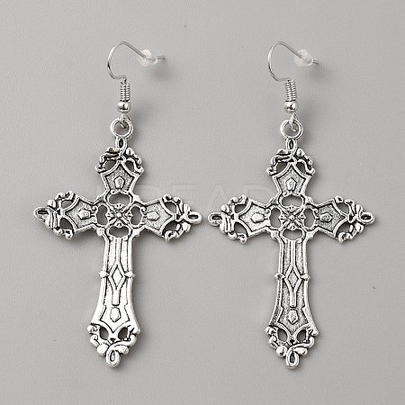 Bohemia Alloy Dangle Earrings for Women EJEW-WH0009-42C-1