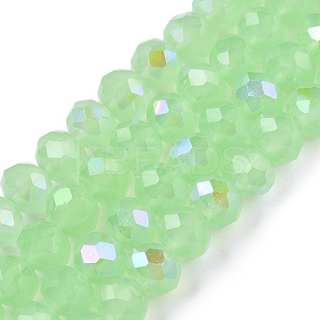 Electroplate Glass Beads Strands EGLA-A044-J6mm-L01-1