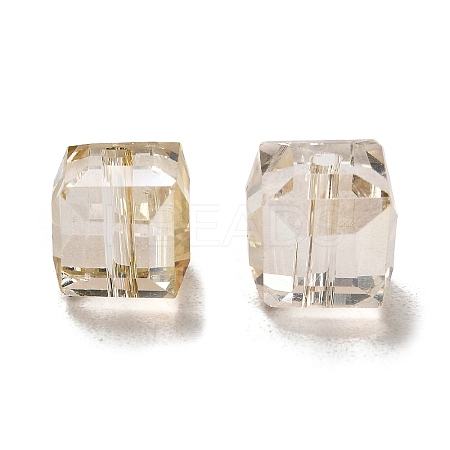 Electorplated Glass Beads EGLA-E006-2R-1