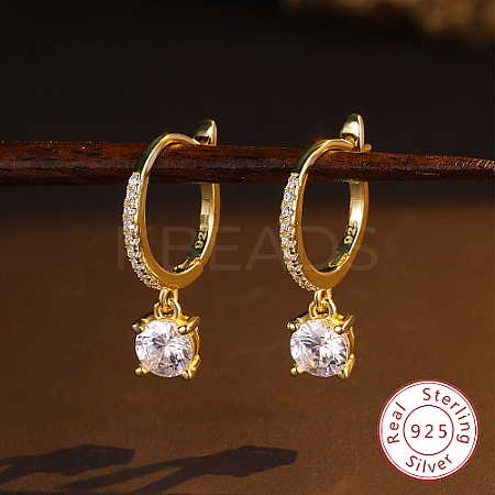 925 Sterling Silver Hoop Earrings PW6200-1