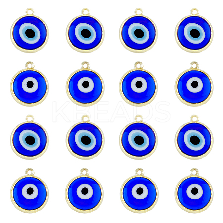 16Pcs 2 Colors Handmade Lampwork Pendants LAMP-HY0001-04-1