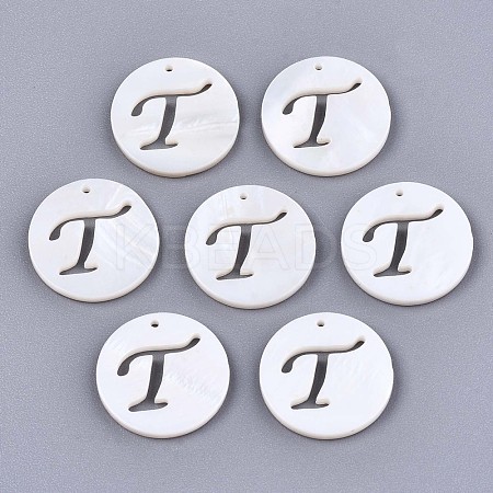 Natural Freshwater Shell Charms X-SHEL-S276-119T-1