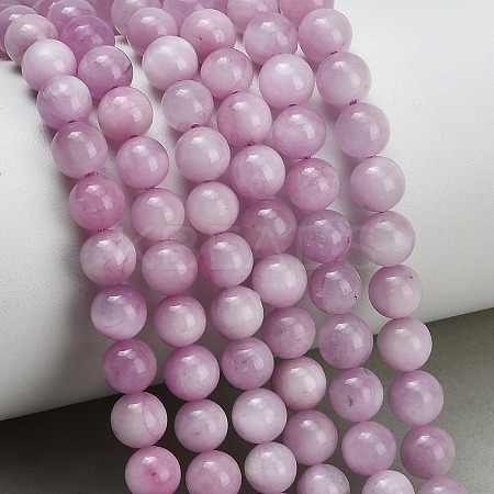 Natural Kunzite Beads Strands G-F835-A01-6mm-1