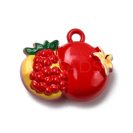 Baking Paint Zinc Alloy Pendants FIND-I070-02B-1