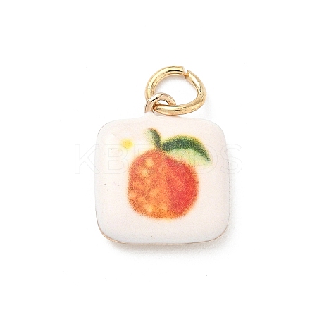 Printed 304 Stainless Steel Pendants STAS-A131-10A-G-1