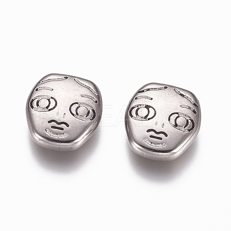 Non-Tarnish 304 Stainless Steel Cabochons LS-STAS-G218-13P-1
