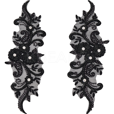 Sew on Flower Appliques PATC-WH0005-42A-1