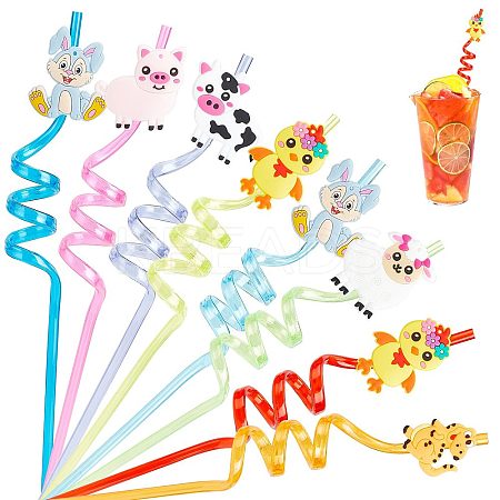 PET Spiral Drinking Straws FEPA-WH0001-07-1